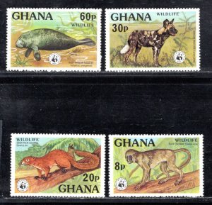 GHANA SC# 621-24   FVF/MOG