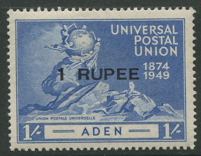 STAMP STATION PERTH Aden #35 UPU Issue 1949 MVLH CV$1.75.