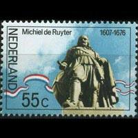 NETHERLANDS 1976 - Scott# 555 Adm.Ruyter Set of 1 NH