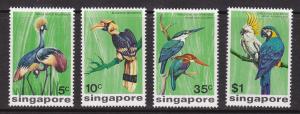 Singapore # 236-239, mint,  lightly hinged