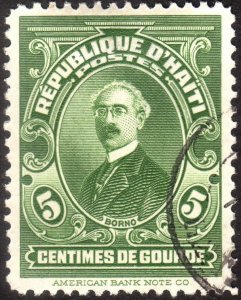 1924, Haiti 5c, Used, Sc 315