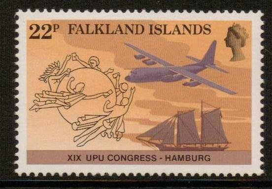 FALKLAND ISLANDS SG488 1984 UPU MNH