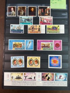 JERSEY MNH #306-9, 310-14 315, 316-19,  + - 6 complete sets *1981-83*
