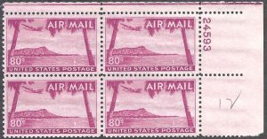 C46 Mint,OG,NH... Plate Block of 4... SCV $19.00