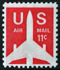 SC#C78 11¢ Silhouette of Jet (1971) MNH