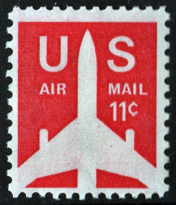 SC#C78 11¢ Silhouette of Jet (1971) MNH