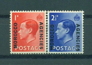 Great Britain Offices in Morocco sc# 244-245 mh cat value $.50