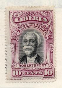 Liberia 1920s Officials Early Issue Fine Mint Hinged 10c. 151460