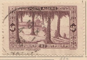 FRENCH COLONY ALGERIA 1936-37 40c Used Stamp A29P26F33173-