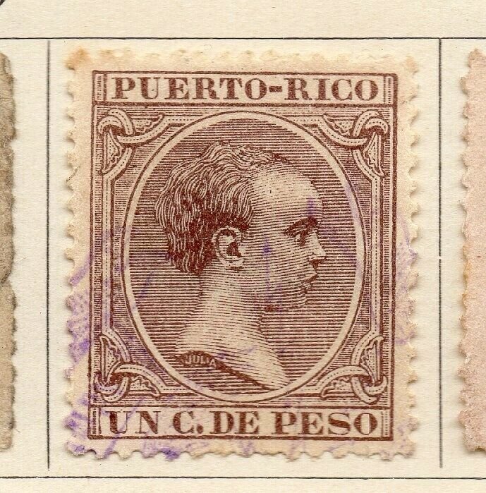 Puerto Rico 1894 Early Issue Fine Used 1c. NW-07668