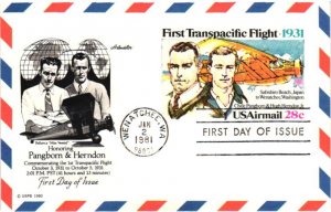 #UXC19 First Transpacific Flight Post Card – Artmaster Cachet