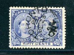 Canada #60  Used  F-VF nice cancel