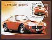 CAMBODIA  - 2001 - Modern Cars - Perf Min Sheet - Mint Never Hinged