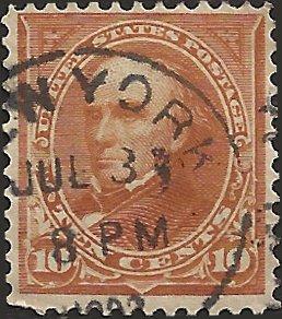 # 283 ORANGE BROWN USED DANIEL WEBSTER