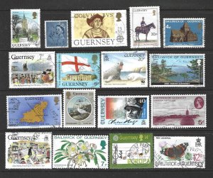 Guernsey 90 different   Used  SC:$22.50 +