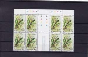 st vincent  orchids  mint never hinged stamps ref r15030