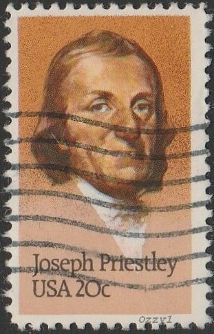 USA #2038 1983 20c Joseph Priestly USED-VF-NH.