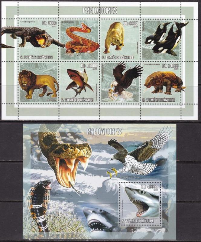 Sao Tome and Principe, Fauna, Animals, Fishes MNH / 2006