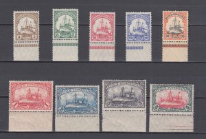 1906/1919 German Colonies  Sudwestafrika Full Watermarked Set Michel 24-32 MNH