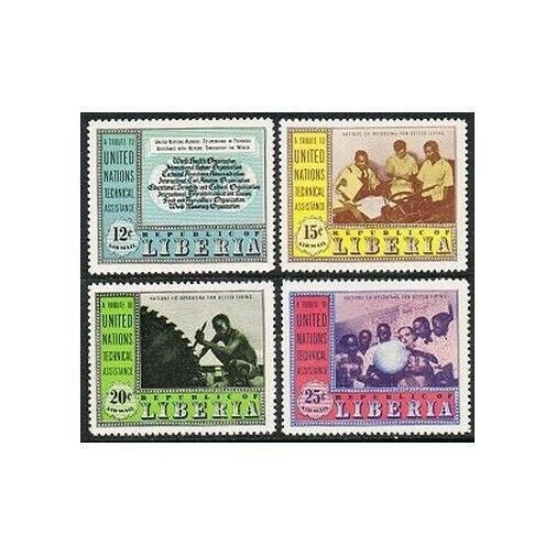 Liberia C78-C81,MNH.Michel 461-464. UN Technical Assistance program,1954.