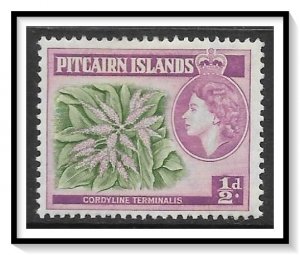 Pitcairn Islands #20 QE II & Ti Plant MH