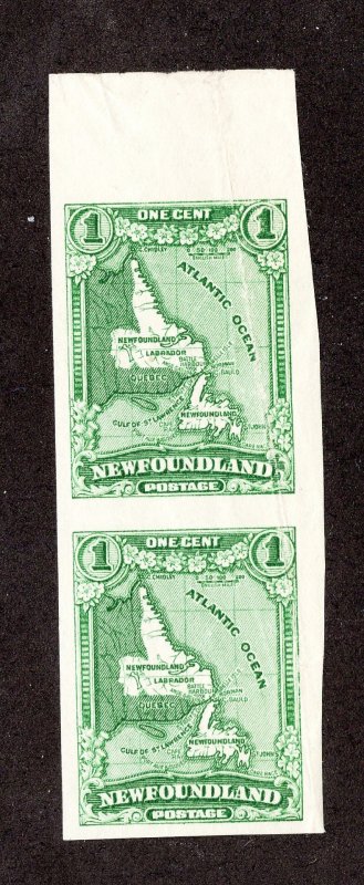 Newfoundland #163c Imperf Pair *Minor Fault* ~jm-0565