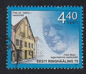 Estonia # 431, Radio Broadcasting 75th Anniversary, Used