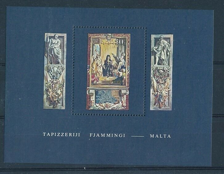 D202557 Tapestries Art S/S MNH Malta