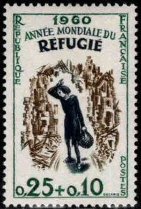 FRANCE Scott B340  MH* Refuge stamp 1960