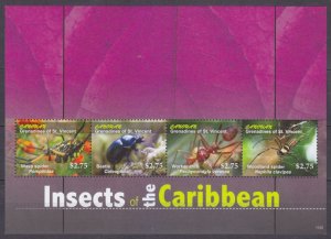 2011 St Vincent Grenadines Canouan 225-228KL Insects - Spiders 9,00 €