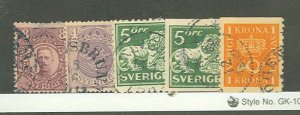 Sweden #79/98/126/132/153  Multiple