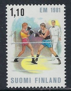 Finland 652 MNH 1981 Boxing (ak5709)