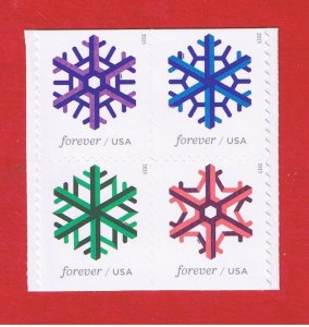 #5031-5034   MNH  S/A   bklt. pane of 4   Snowflakes  Free S/H 