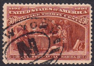 U.S. 239 (SCV$90.00) VF, used, 1893