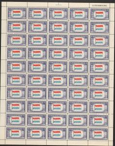 US #912 Mint Sheet Luxembourg 