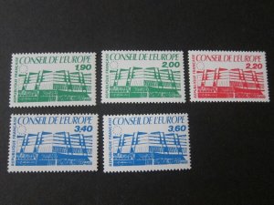 France1986 Sc 1O40-44 set MNH