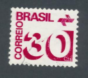 Venezuela 1972 Scott 1253 used - 30c, Numeral & Post office emblem