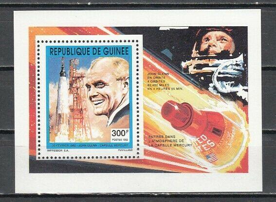 Guinea, Scott cat. 1209. John Glenn, Astronaut value as a s/sheet. ^