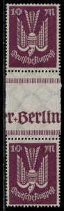 Germany Scott # C16, gutter pair, mint nh, se-tenant, Mi# 264ZS