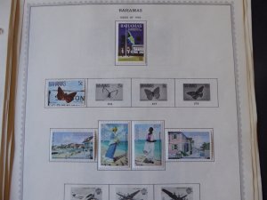 Bahamas 1884-1991 Stamp Collection on Album Pages