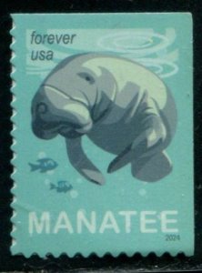 5851 US (68c) Save Manatees SA, MNH bklt sgl