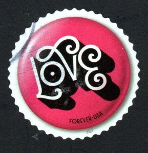 SC# 5926 - (73c) - USED - Pinback Buttons Love - #8 of 10