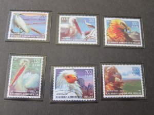 Greece 2001 Sc 1993-2000 Bird set MNH