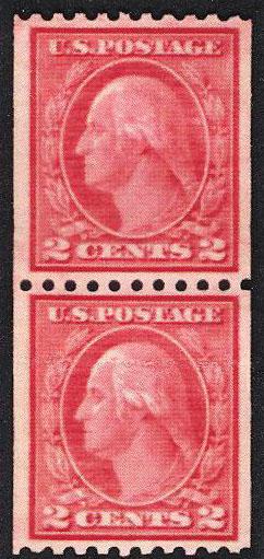 #487, VF/XF-OG-NH. Pair. Graded PSE Cert (85). SMQ $70