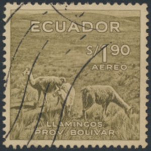 Ecuador  Sc# C293   Used   Llamas see details  / scans