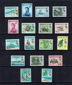 Dominica: 1968, Associated Statehood Overprints on definitive set, MNH