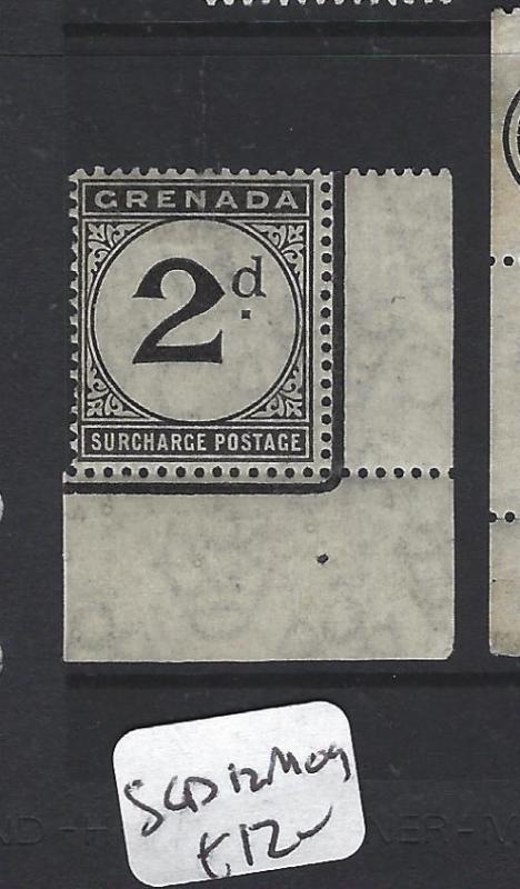 GRENADA  (PP0405B)  POSTAGE DUE 2D  SG D12  MOG