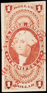 U.S. REV. FIRST ISSUE R72a  Used (ID # 109838)