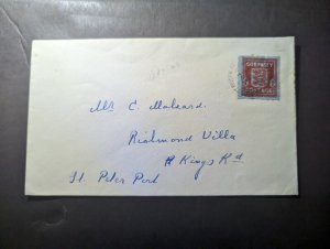 1942 England British Channel Islands First Day Cover FDC Guernsey CI Local Use