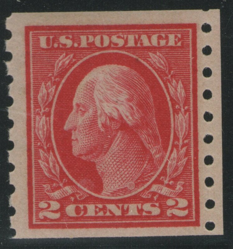 US MNH Scott # 413 Washington Coil Perf 8.5 XF - some gum spots (1 Stamp)